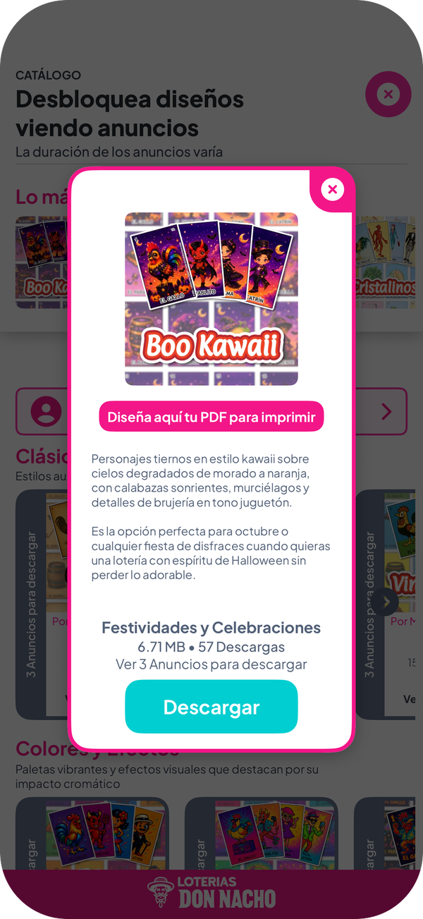 App Lotería Mexicana La Baraja
