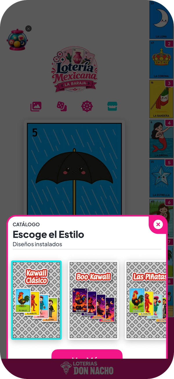 App Lotería Mexicana La Baraja