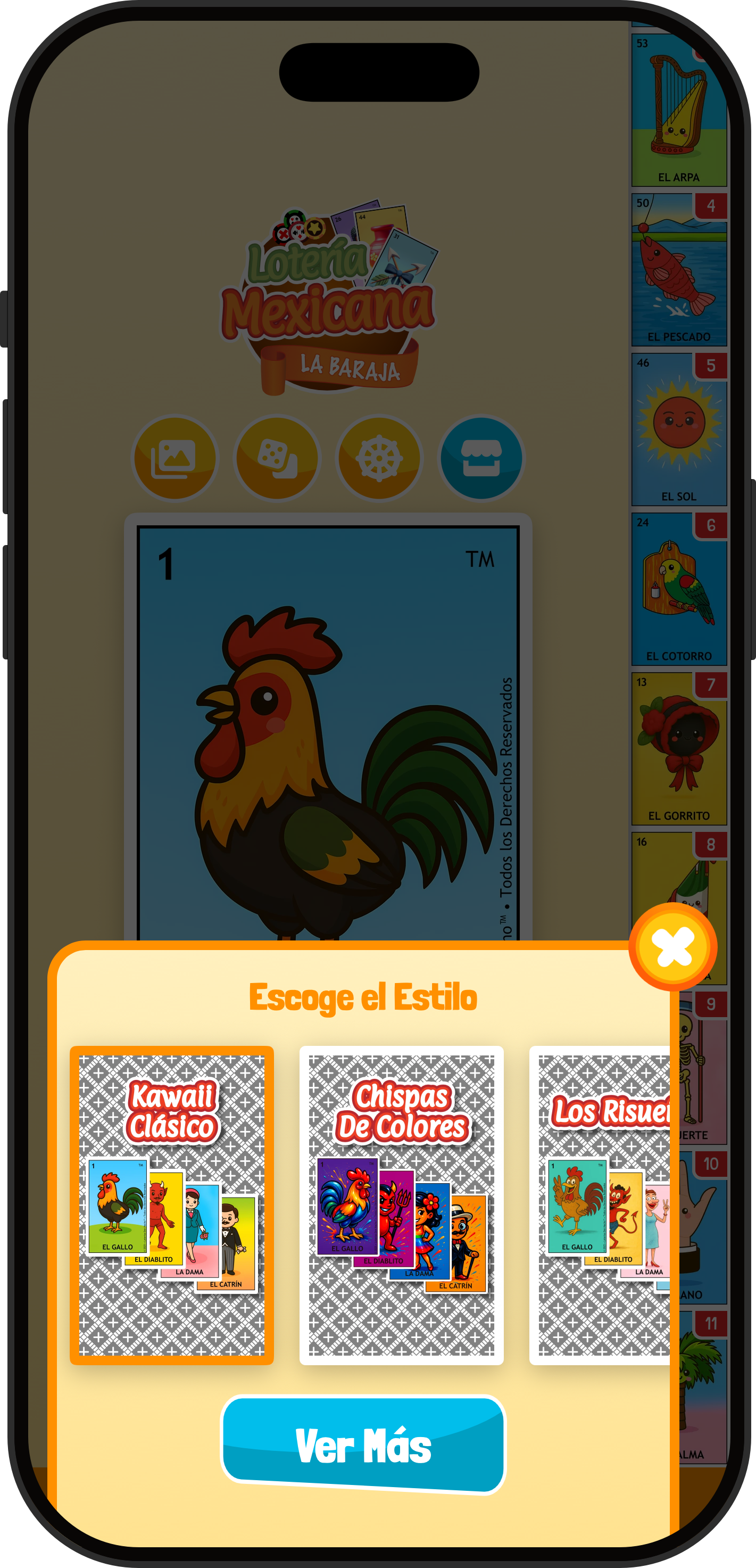 App Lotería Mexicana La Baraja