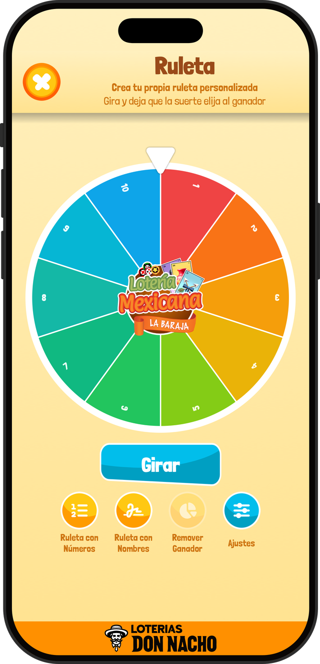 App Lotería Mexicana La Baraja