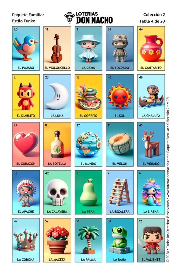 Funko 5x5 - Paquete Familiar, Colección 2 (20 Tablas)